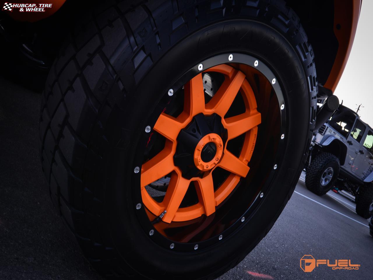 vehicle gallery/ford f 150 fuel maverick d261 20X10  Black & Machined wheels and rims